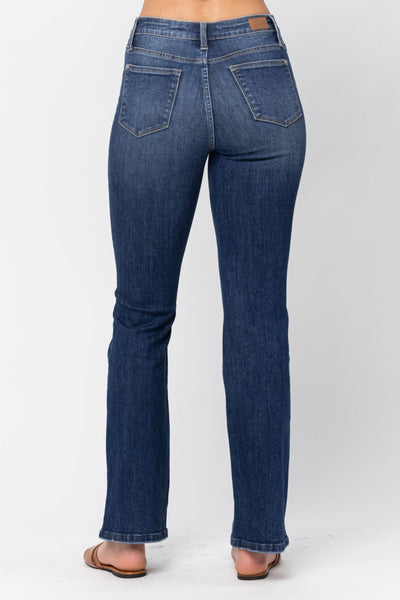 88327 Monique Mid Rise Nondistressed Bootcut Judy Blue Jeans – True Betty  Boutique
