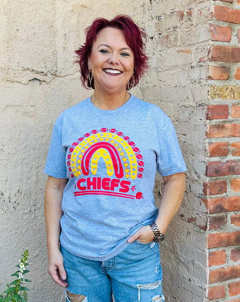Chiefs Rainbow Graphic T-Shirt
