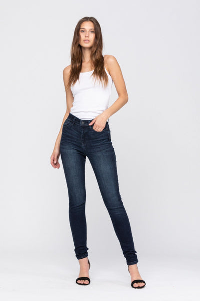 82132   Billings Super Dark High Waist Judy Blue Jeans
