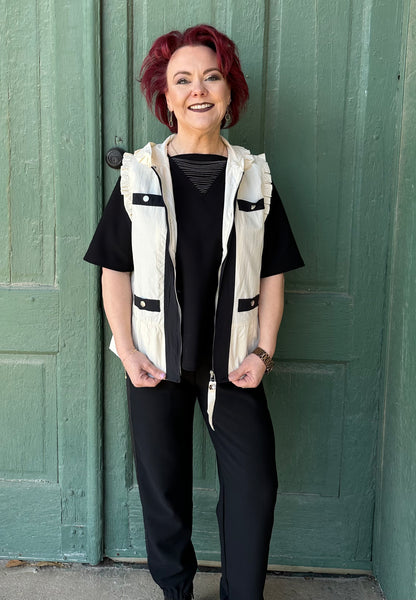 Josie Vest with Hoodie