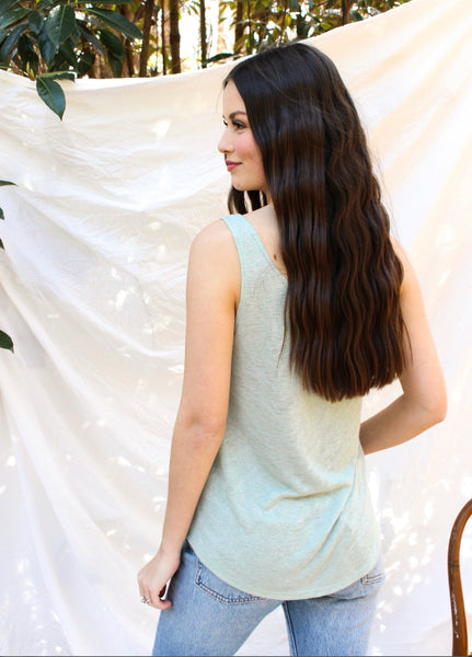 1898 Sabrina Gauzy Tank