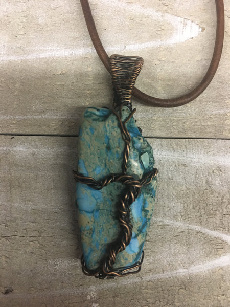 NE25 Tree of Life Cross Necklace