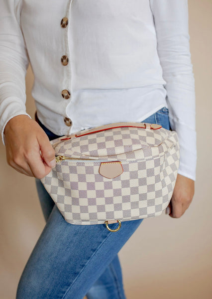 18579 Riñonera a cuadros Sasha London