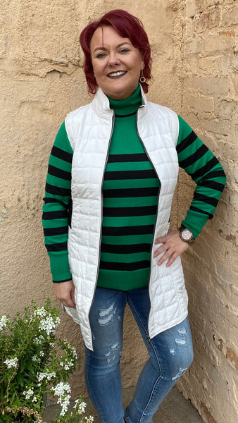 Chaleco largo acolchado Bylyse