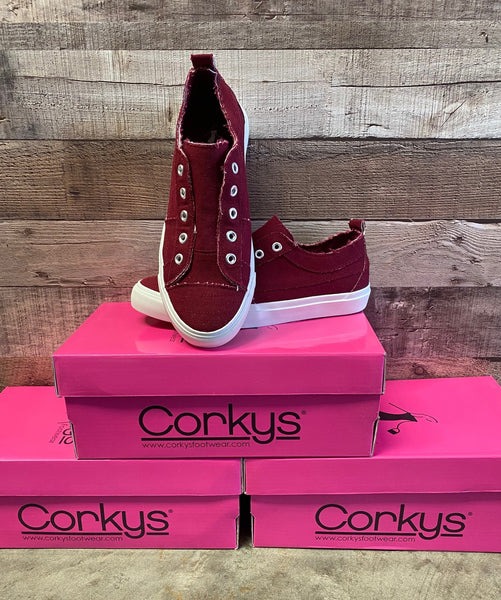 510121 Zapatos Babalu granate de Corky