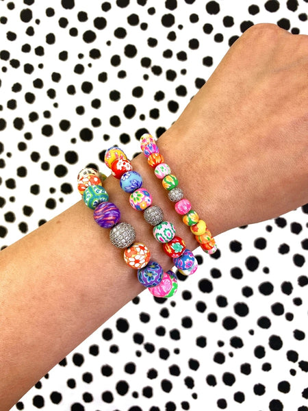 29369 Pulseras de Arcilla Betsy Patchwork