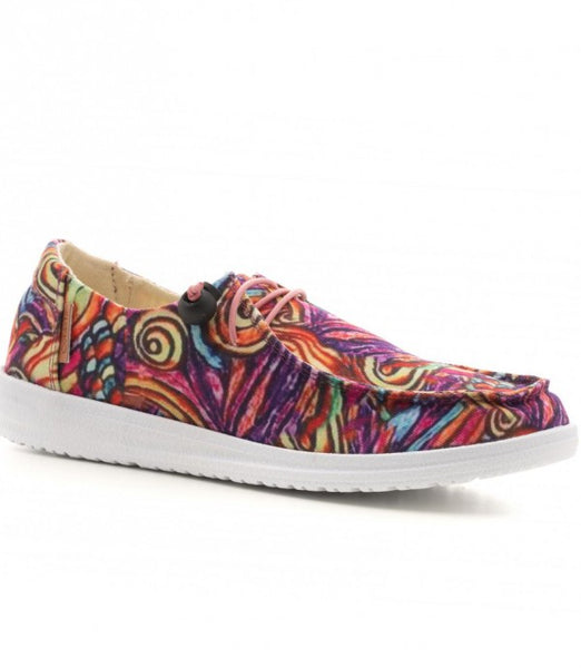 510127 Corky's Purple Swirl Kayak Shoe