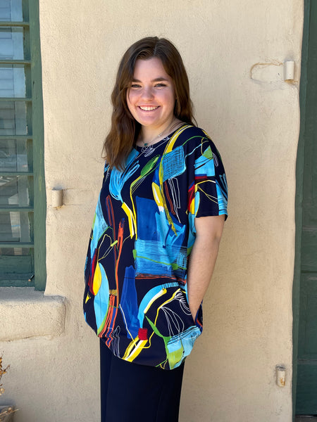 Túnica Gemma Deep Sea de Artex Fashions