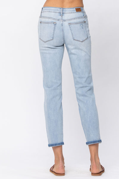 8878 Brittany Mid-Rise Destroyed Boyfriend Judy Blue Jeans