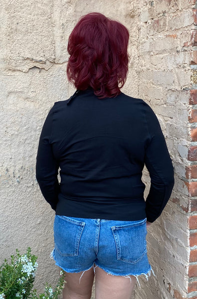 Bylyse Bamboo Jersey Crossover Top