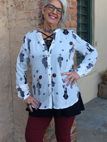 TR-274 Tricotto Haute Couture Blouse