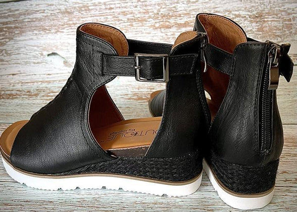 305390 Botín de cuña con plataforma Sugar City de Corky