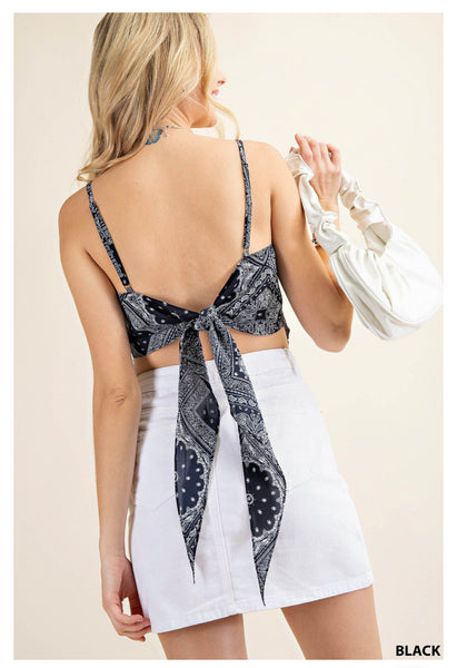 7076 Cindee Bandana Top