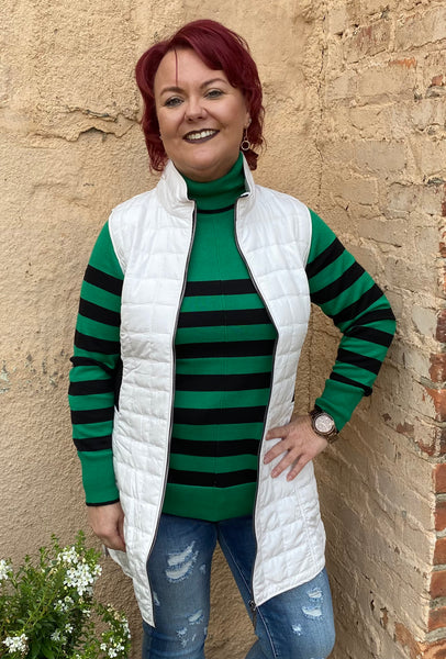 Jersey de cuello alto a rayas Bylyse