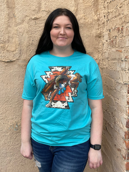 Austin Bronc Rider Graphic T-Shirt