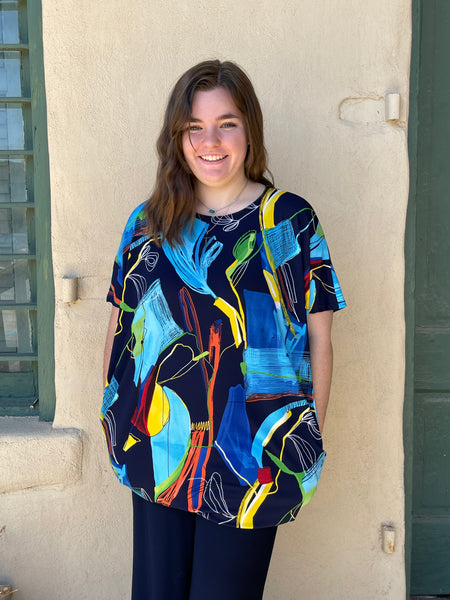 Túnica Gemma Deep Sea de Artex Fashions