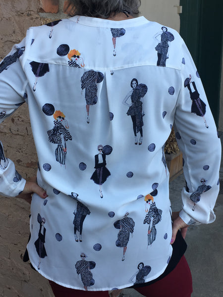 TR-274 Tricotto Haute Couture Blouse