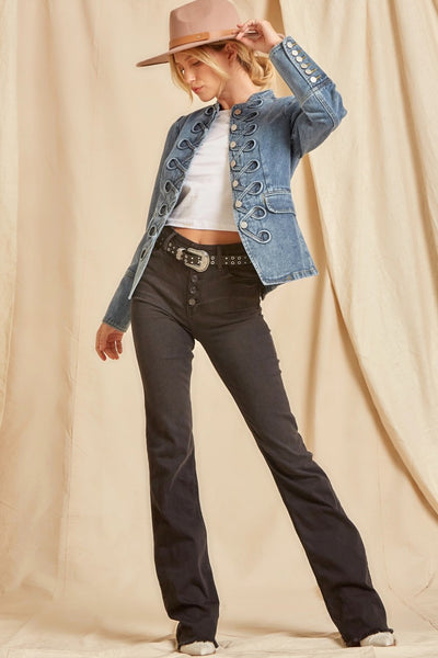 19813 Chaqueta de inspiración vintage Reese