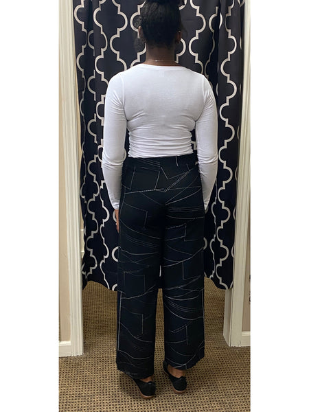 39197 Cher Pantalones de punto abstractos de Artex Fashions