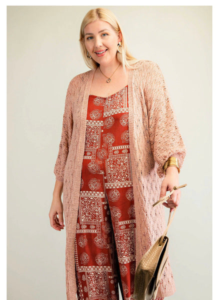 6742 Suéter plumero suave Harlow Pointelle - ¡Reg & Plus!