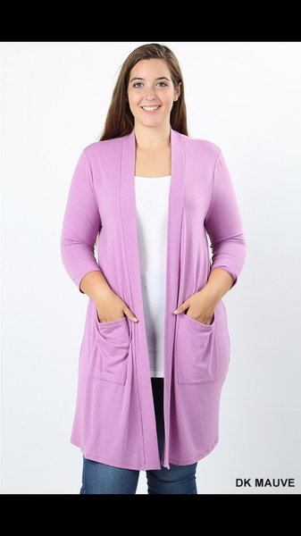 1439   Lauren Slouchy Pocket Cardigan
