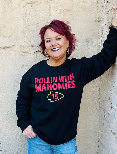 Rollin With Mahomies Graphic Sweatshirt