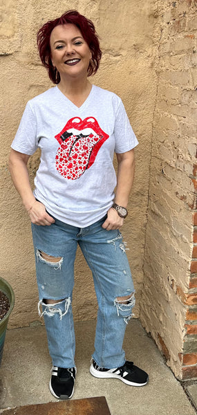 Piper Heart Tongue Graphic T-Shirt