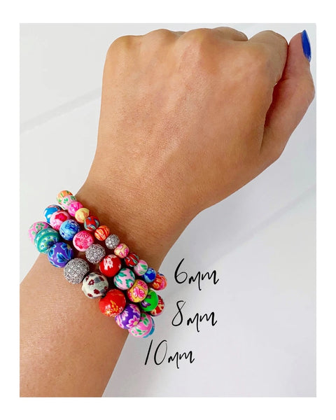 29369 Pulseras de Arcilla Betsy Patchwork