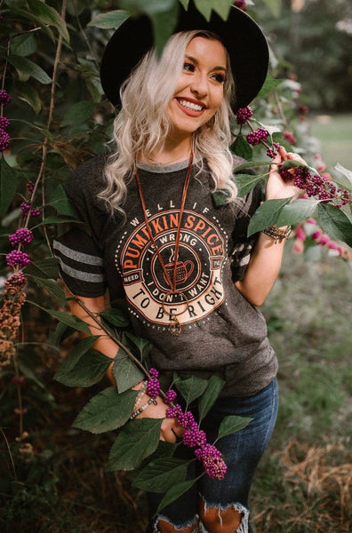 Si Pumpkin Spice está mal Camiseta gráfica