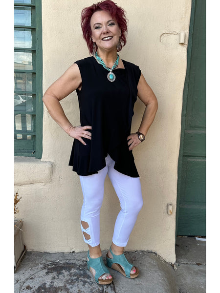 Dottie Bow Cut Out Leggings by Artex Fashions