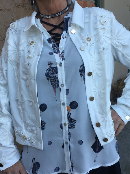 TR-274 Tricotto Haute Couture Blouse