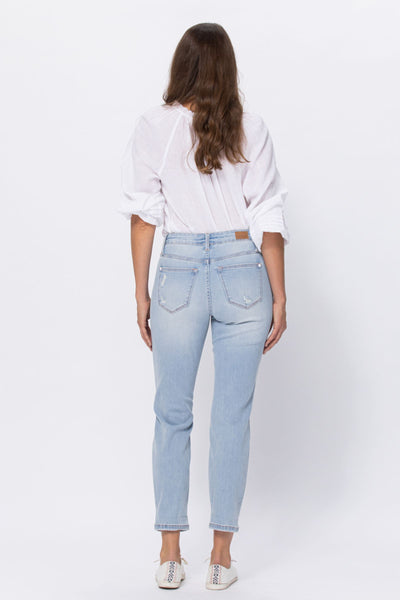Jessica Mid-Rise Destroyed Boyfriend Judy Blue Jeans