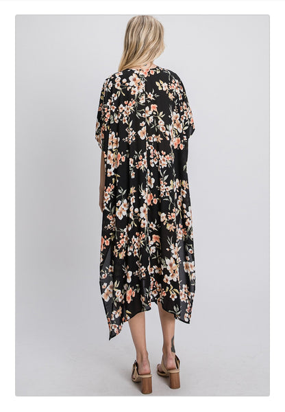 9203   Angie Floral Kimono