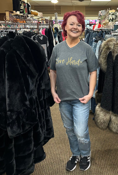 Love Hard Graphic T-Shirt