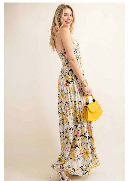 7154 Giselle Halter Maxi Dress