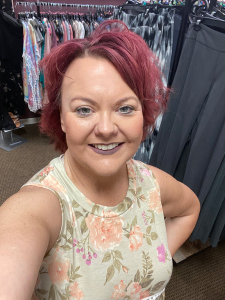 Top sin mangas con cintura imperio Rosie