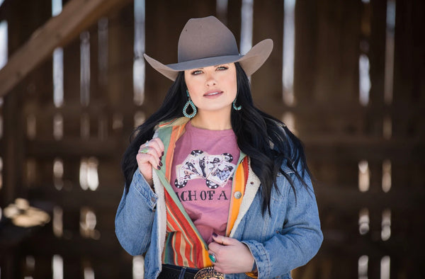 19069 Carolyn Peach of a Hand Tank Top