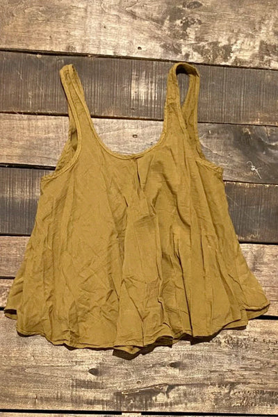 Benji DC Swing Tank in Toffee by Jaded Gypsy