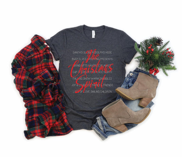 87522 Camiseta gráfica Espíritu navideño de Pixie