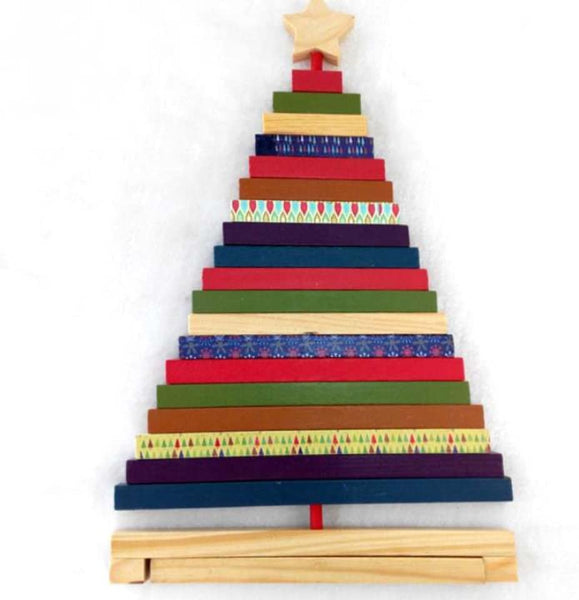 92218 Block Holiday Tree Decor