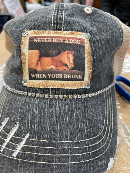 Snarky & Sarcastic Hats w/ BLING!