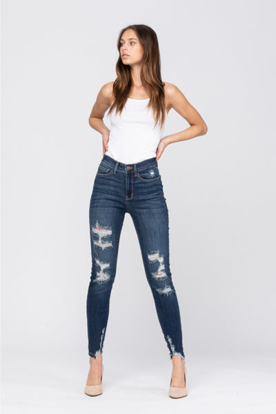 82139 Cassandra Hi Rise Judy Blue Skinny Jeans