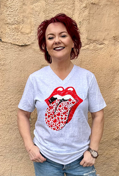 Piper Heart Tongue Graphic T-Shirt