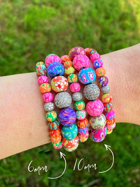 29369 Pulseras de Arcilla Betsy Patchwork