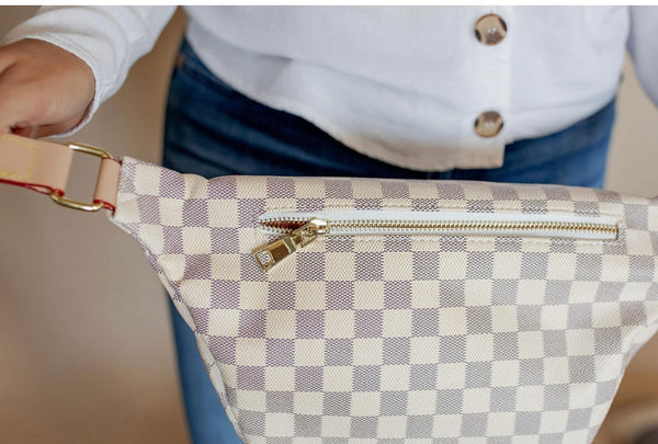 18579 Riñonera a cuadros Sasha London