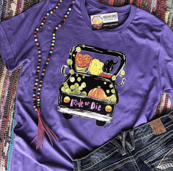 759 Camiseta gráfica Ride or Die de Mildred