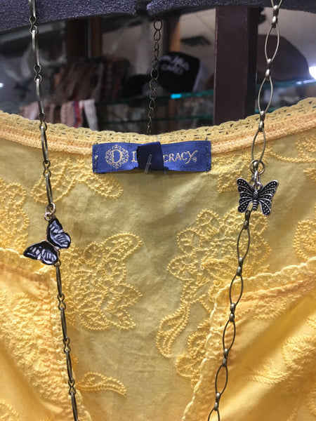 TB-560 Multi-Butterfly Chain Necklace