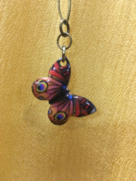 TB-560 Multi-Butterfly Chain Necklace