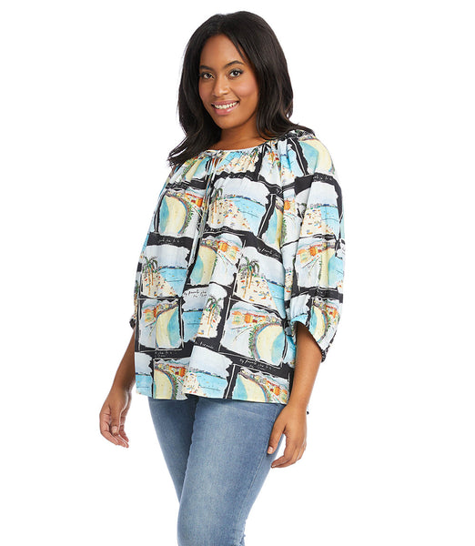 1L45583W Top campesino Karie de Karen Kane