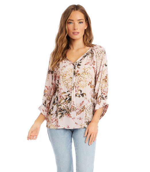 2L19599W Blusa con mangas tipo blusón Lannah - ¡Solo tallas grandes!